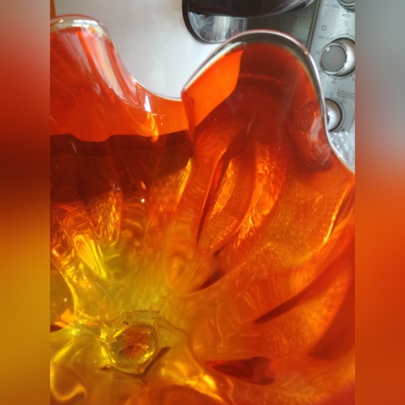 L.E. Smith amberina or flame dish - Picture 4 of 4